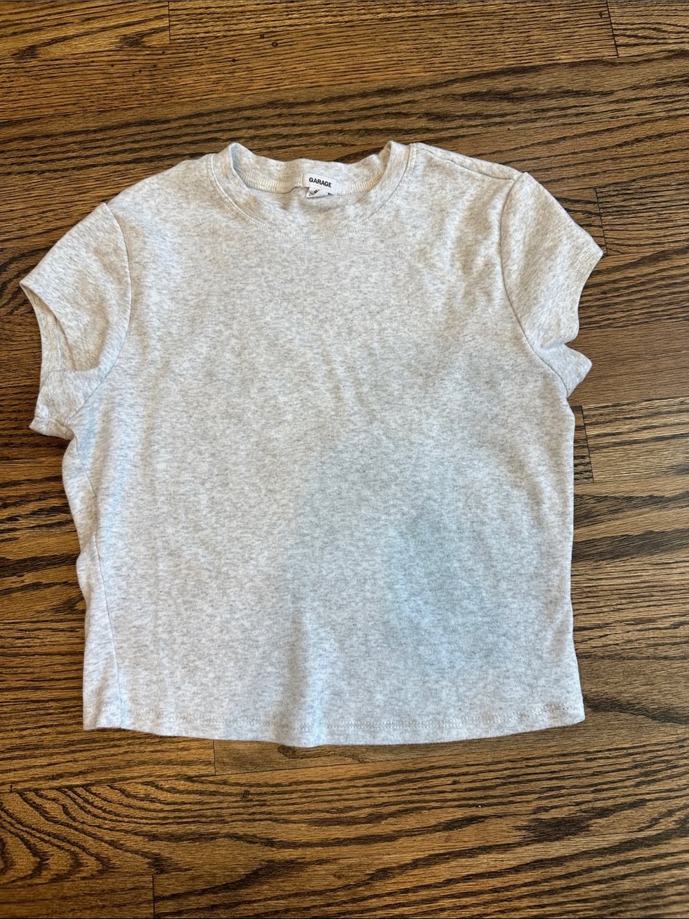 Garage Light Heather Gray Crewneck Tee